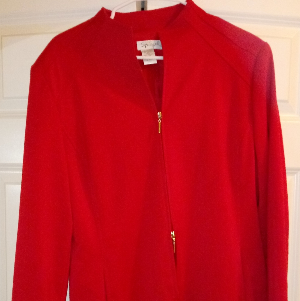Red blazer